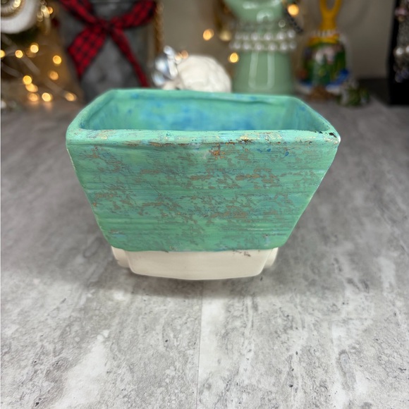 Vintage Ceramic Lamb Planter Kitsch Plant Sheep - Picture 4 of 8